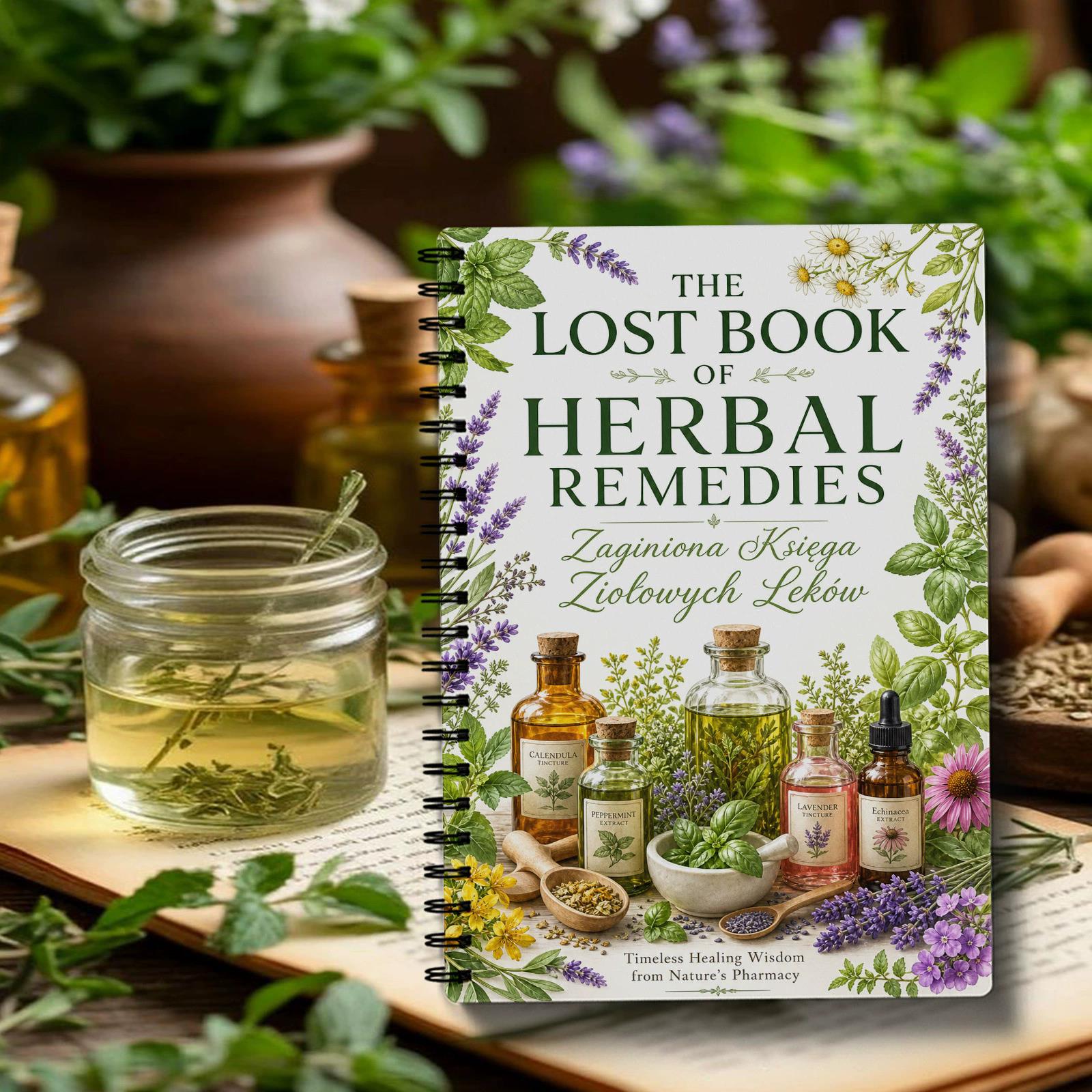 Herbal Remedies Spiral Noteboo - огляд і ціна Herbal Wellness Remedy
