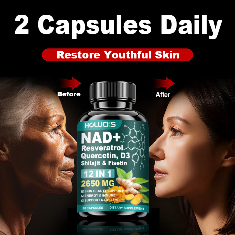 Pure Anti-Aging NAD+ Capsules, - огляд і ціна Wellness Quercetin