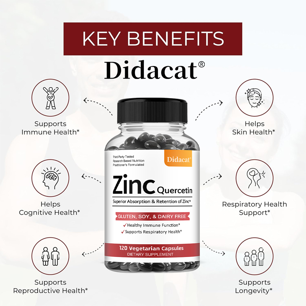 Quercetin & Zinc Vegetarian Ca - огляд і ціна Wellness Quercetin
