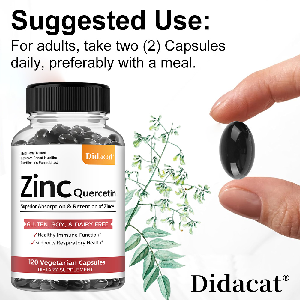 Quercetin & Zinc Vegetarian Ca - огляд і ціна Wellness Quercetin