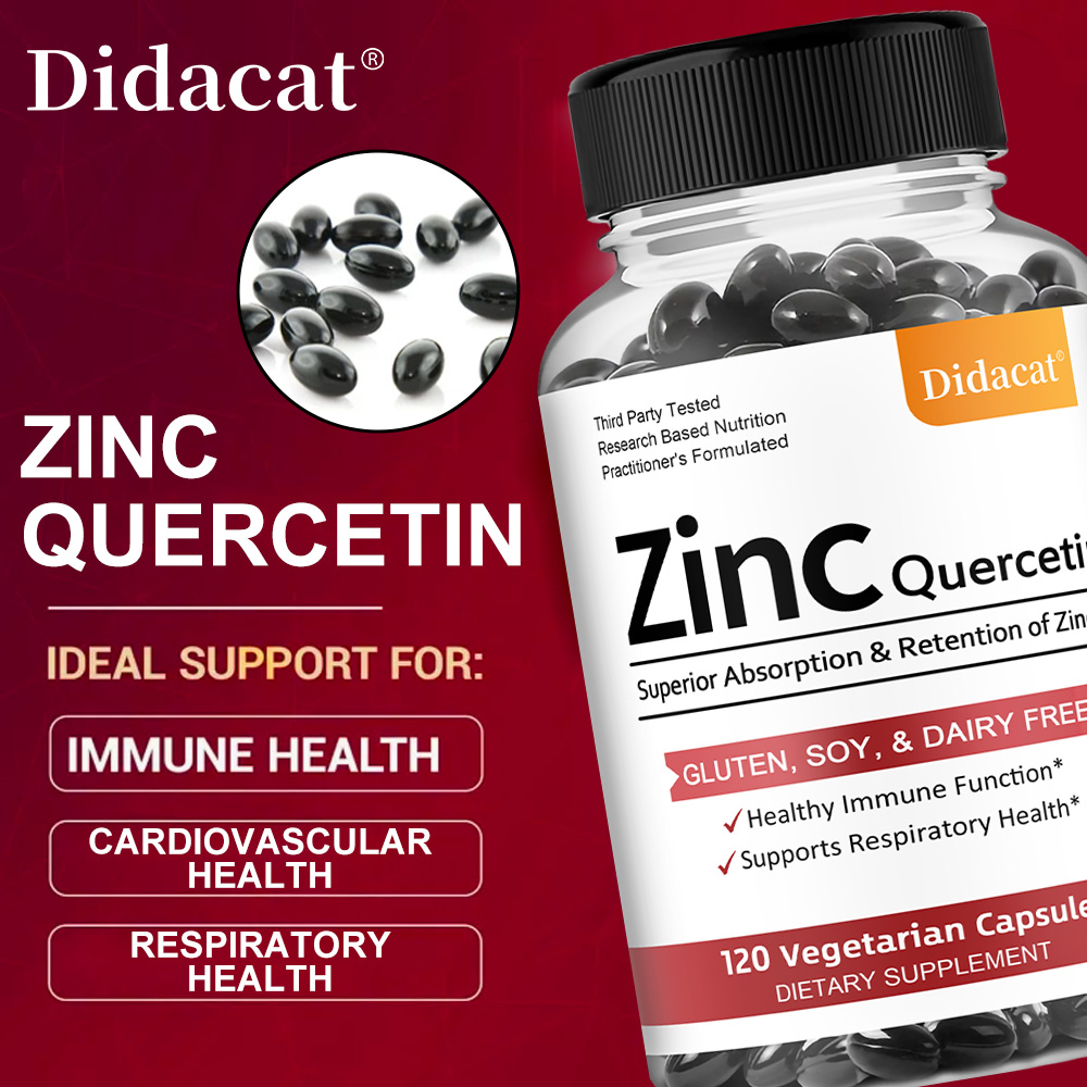 Quercetin & Zinc Vegetarian Ca - огляд і ціна Wellness Quercetin