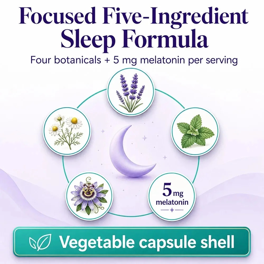 Melatonin 5g + Valerian Root f - огляд і ціна Valerian Root Capsule