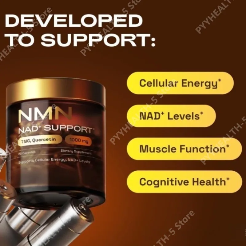 NMN NAD+ Support Capsules 1000 - огляд і ціна Wellness Quercetin