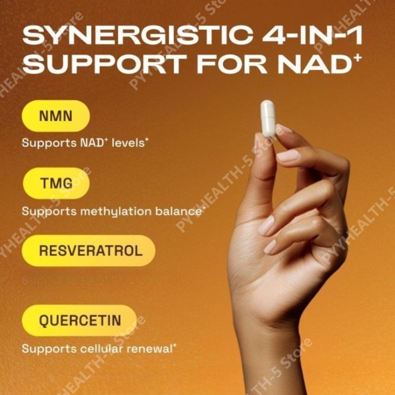 NMN NAD+ Support Capsules 1000 - огляд і ціна Wellness Quercetin