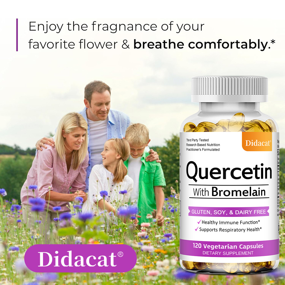 Quercetin & Bromelain Capsules - огляд і ціна Wellness Quercetin