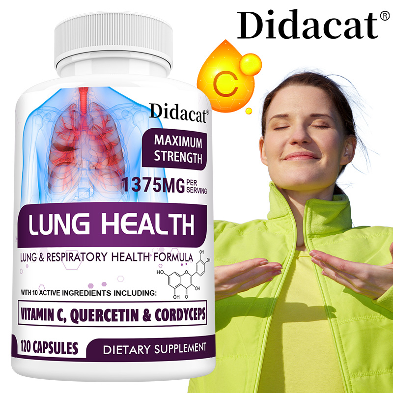 Lung Detox & Cleanse Capsules  - огляд і ціна Wellness Quercetin