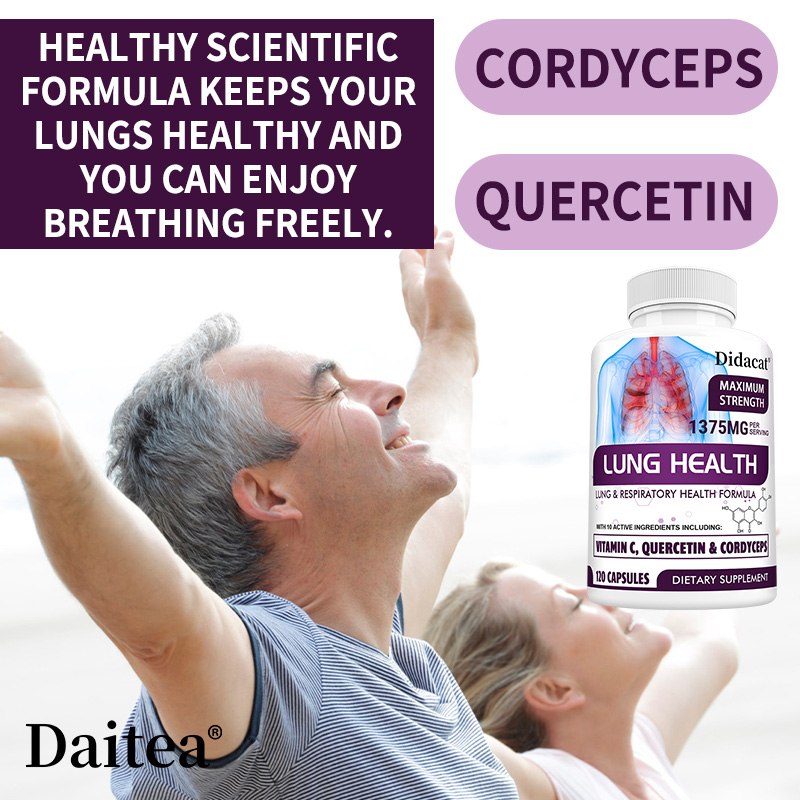 Lung Detox & Cleanse Capsules  - огляд і ціна Wellness Quercetin