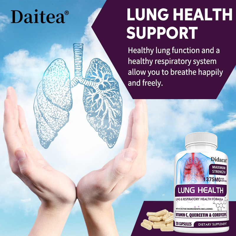Lung Detox & Cleanse Capsules  - огляд і ціна Wellness Quercetin
