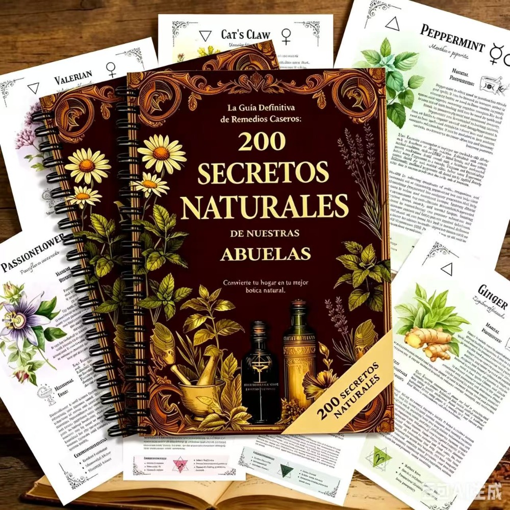 200 Natural Secrets A5 Spanish - огляд і ціна Herbal Wellness Remedy