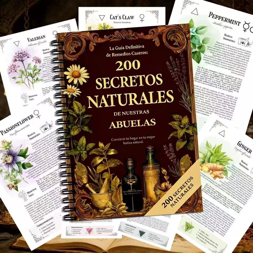 200 Natural Secrets A5 Spanish - огляд і ціна Herbal Wellness Remedy