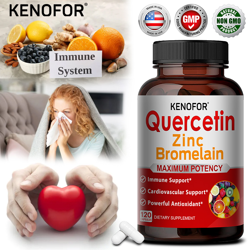 Zinc Quercetin Bromelain Capsu - огляд і ціна Wellness Quercetin