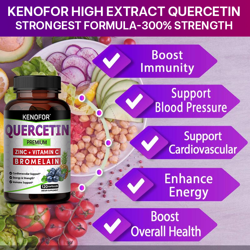 Quercetin Capsules with Bromel - огляд і ціна Wellness Quercetin