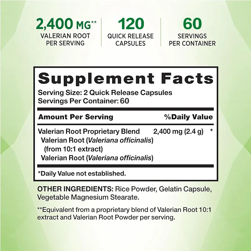 Valerian Root Capsules - It He - огляд і ціна Valerian Root Capsule