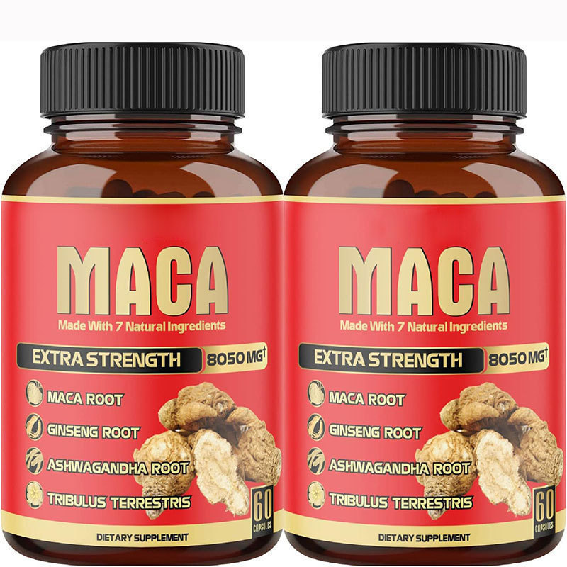 2 Pcs 8050mg Organic Black Mac - огляд і ціна Valerian Root Capsule