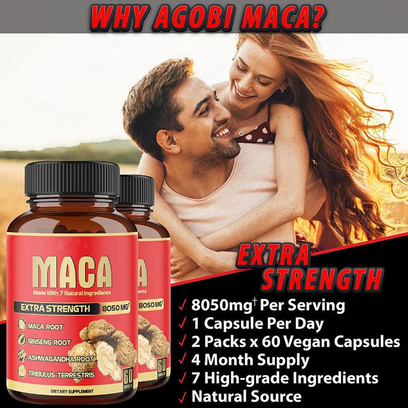 2 Pcs 8050mg Organic Black Mac - огляд і ціна Valerian Root Capsule