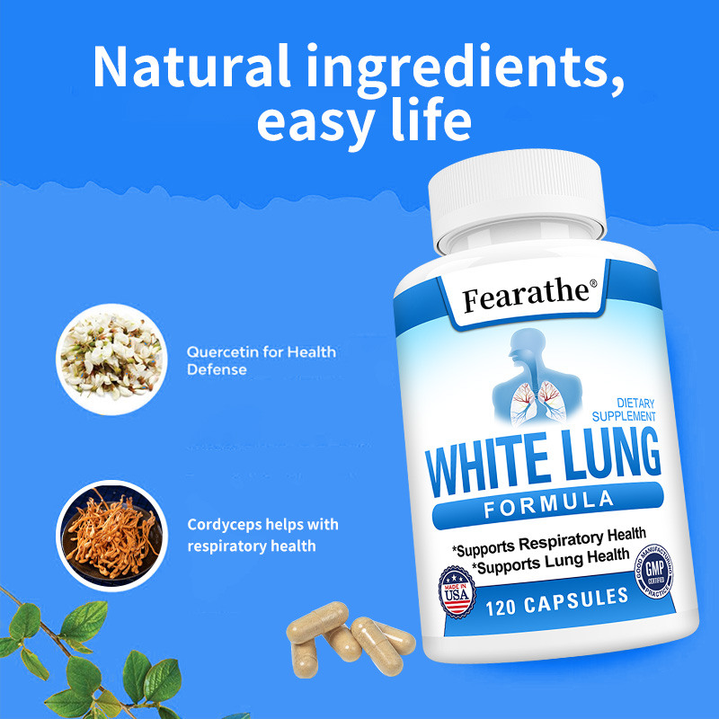White Lung Support Capsules wi - огляд і ціна Wellness Quercetin