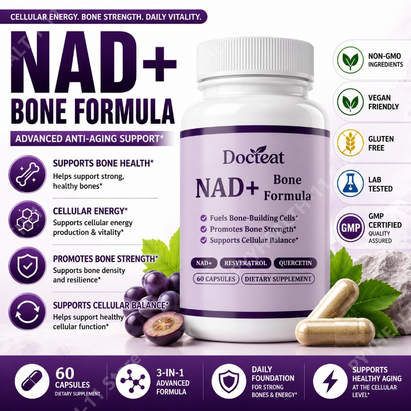 Docteat NAD+ Capsules with Res - огляд і ціна Wellness Quercetin