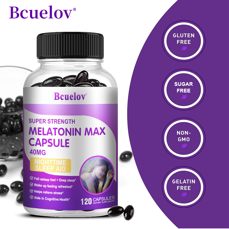 40mg Melatonin Capsules with C - огляд і ціна Valerian Root Capsule