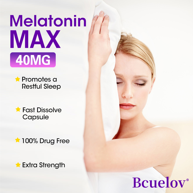 40mg Melatonin Capsules with C - огляд і ціна Valerian Root Capsule