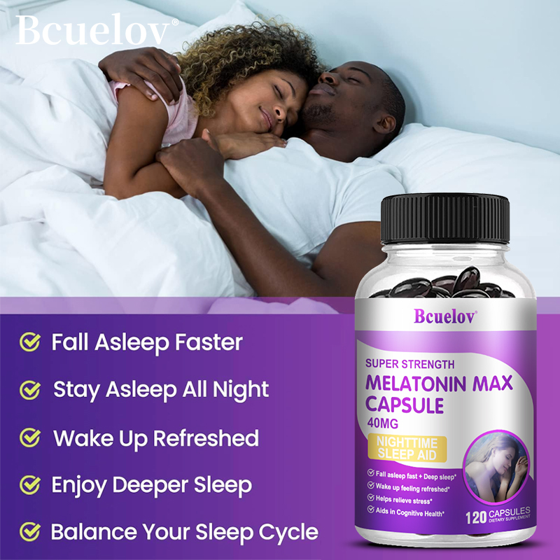 40mg Melatonin Capsules with C - огляд і ціна Valerian Root Capsule