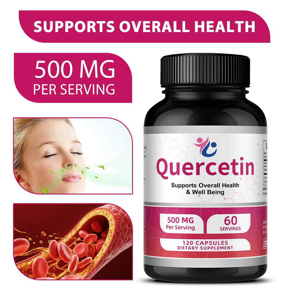 Quercetin 500mg Capsules, Anti - огляд і ціна Wellness Quercetin