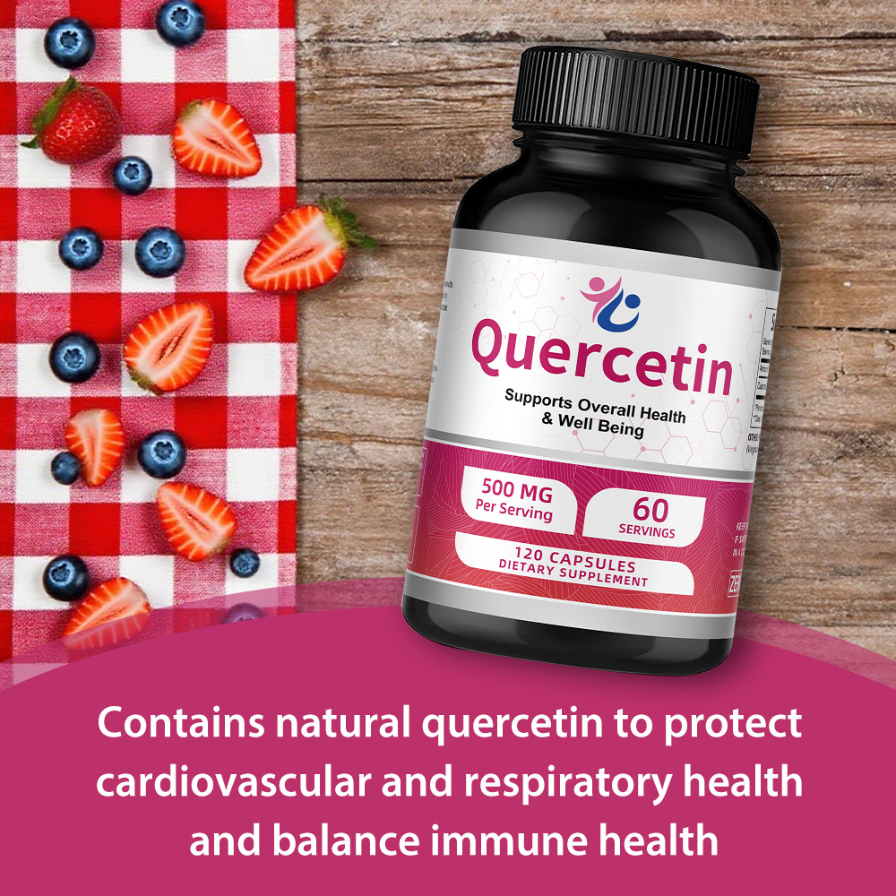 Quercetin 500mg Capsules, Anti - огляд і ціна Wellness Quercetin